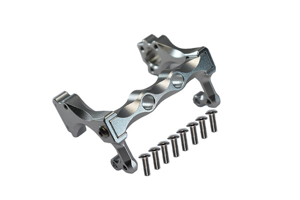 Tamiya Truck Scania R620 Highline Aluminum Rear Chassis Mount - 3Pcs Set Silver