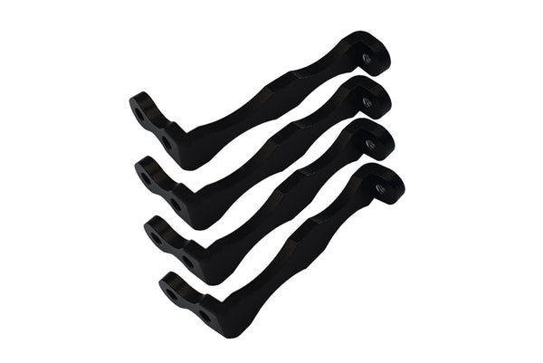 Tamiya 1/14 Truck (Ford Aeromax) Aluminum Side Skirt Mount (For Ford Aeromax) - 4Pcs Black