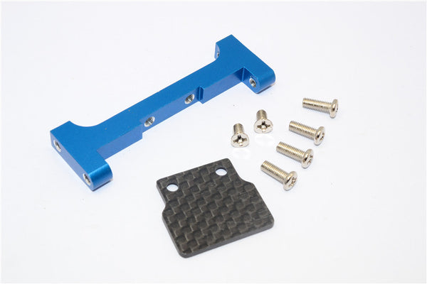 Tamiya 1/14 Truck (1850L) Aluminum Rear Taillights Mount With Mount & Screws - 1Pc Set Blue