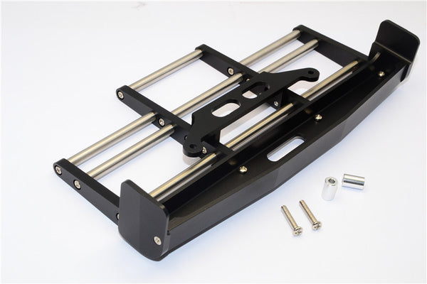 Tamiya 1/14 Truck (1850L) Aluminum Animal Guard - Volvo FH12-Tam Trailer With Collars & Screws - 1Pc Set Black