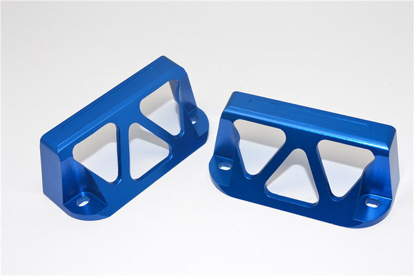 Traxxas Revo Aluminum Steering Servos Protector - 1Pr Blue