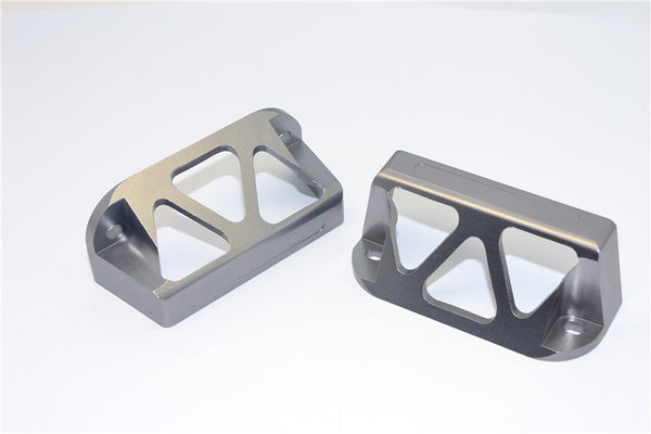 Traxxas Revo Aluminum Steering Servos Protector - 1Pr Gray Silver