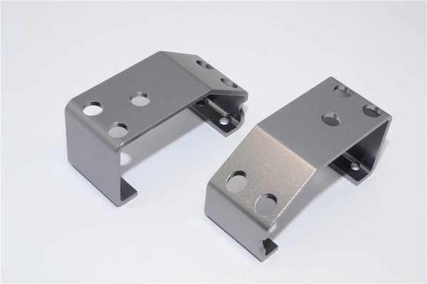 Traxxas Revo Aluminum Steering Servos Protector (Economic Version) - 1Pr Gray Silver