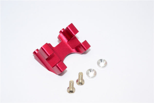 Traxxas Revo, Revo 3.3, E-Revo Aluminum Rear Damper Mount With Counter Sink Washers & Screws - 1Pc Set Red