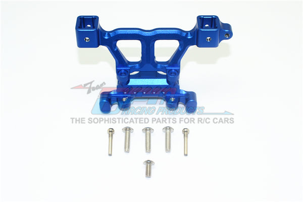 Traxxas Revo, Revo 3.3 Aluminum Rear Body Posts Mount With Screws - 1Pc Set Blue