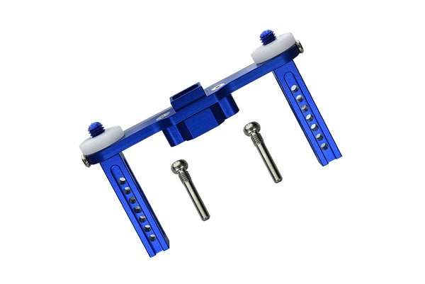 Traxxas Revo, Revo 3.3, E-Revo Aluminum Rear Body Posts With Screws - 1Pc Set Blue