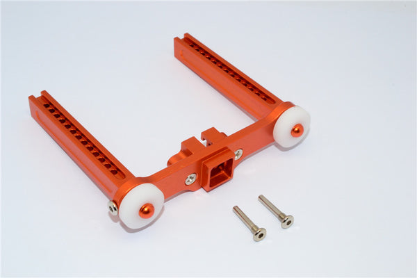 Traxxas Revo Aluminum Rear Body Posts With Screws (Extension 25mm) - 1Pc Set Orange