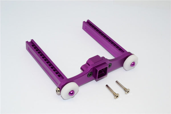 Traxxas Revo Aluminum Rear Body Posts With Screws (Extension 25mm) - 1Pc Set Purple