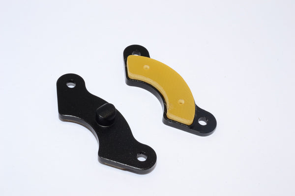 Traxxas Revo & Revo 3.3 Aluminum Brake Pad Side Plate With Fibre Calipers - 1Pr Black