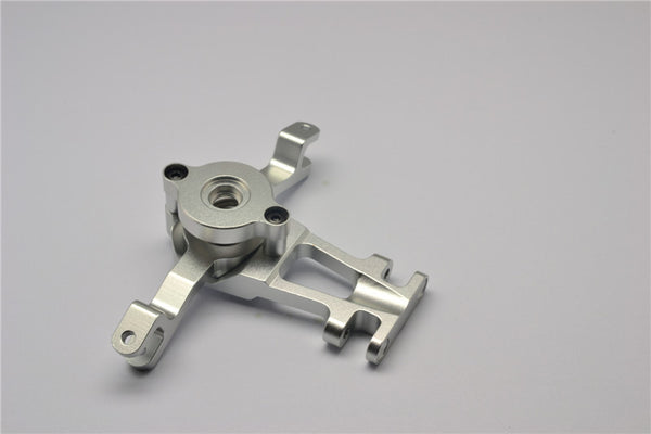 Traxxas Revo, Revo 3.3, E-Revo Aluminum Steering Assembly (With 2.3mm & 2.1mm Coil Springs - 2Pcs) - 3Pcs Set Silver