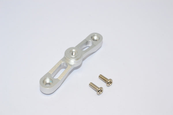 Traxxas Revo, Revo 3.3, E-Revo Aluminum Steering Holder With Screws - 1Pc Set Silver