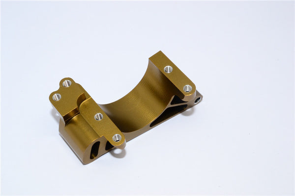 Traxxas Revo, Revo 3.3 Aluminum Engine Mount With Heatsink - 1Pc Golden Black