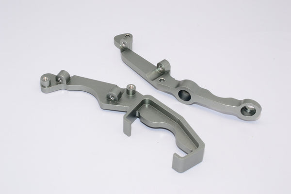 Traxxas Revo & Revo 3.3 Aluminum Engine Mount Side Supportor - 2Pcs Gray Silver