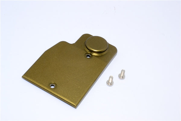 Traxxas Revo & Revo 3.3 Aluminum Fuel Tank Mount Plate With Screws - 1Pc Set Golden Black