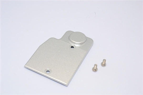Traxxas Revo, Revo 3.3 Aluminum Fuel Tank Mount Plate With Screws - 1Pc Set Silver