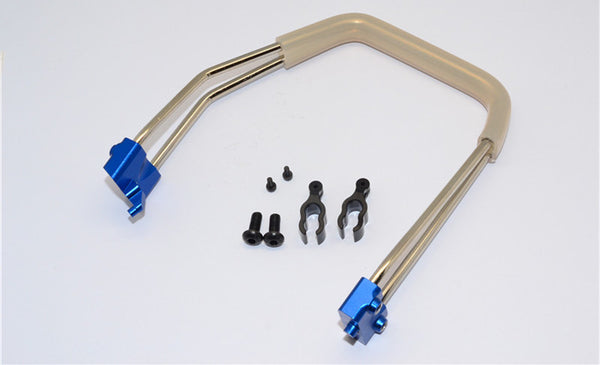 Traxxas Revo Aluminum Handle With Silicone Tube & Screws - 1 Set Blue