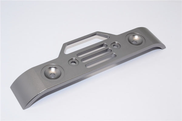 Traxxas Revo, Revo 3.3 Aluminum Front Bumper - 1Pc Gray Silver