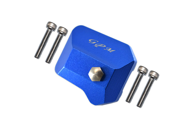 Traxxas TRX-4 Trail Defender Crawler Aluminum Front/Rear Gearbox Cover - 1Pc Set Blue