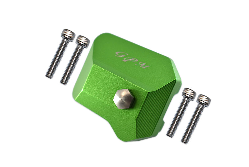 Traxxas TRX-4 Trail Defender Crawler Aluminum Front/Rear Gearbox Cover - 1Pc Set Green