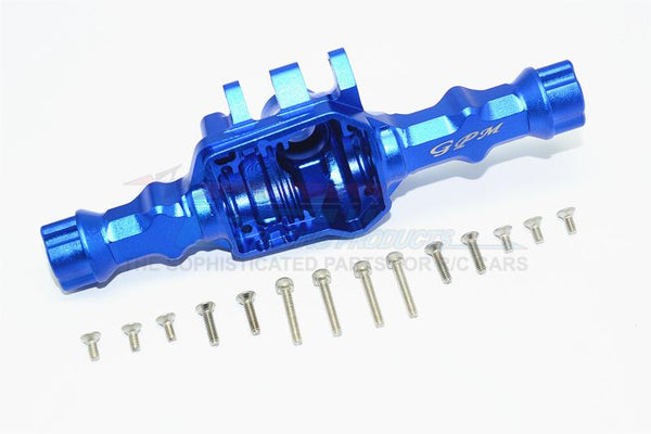 Traxxas TRX-4 Trail Defender Crawler Aluminum Rear Gear Box (Without Cover) - 1 Set Blue