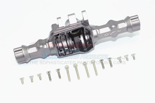 Traxxas TRX-4 Trail Defender Crawler Aluminum Rear Gear Box (Without Cover) - 1 Set Gary Silver