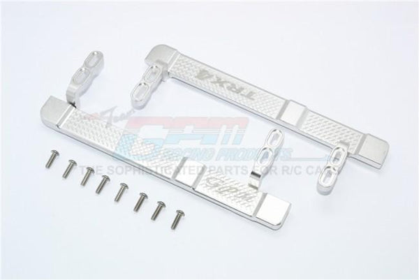 Traxxas TRX-4 Trail Defender Crawler Aluminum Side Steps - 1Pr Set Silver