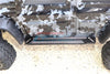 Traxxas TRX-4 Defender / Tactical Unit / Blazer Upgrade Parts Aluminum Side Steps (Reticulated Pattern A) - 1Pr Set Black