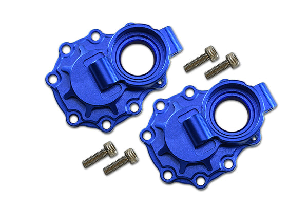 Traxxas TRX-4 Trail Defender Crawler / TRX-6 Mercedes-Benz G63 Aluminum Rear Knuckle Arm Inner Case - 1Pr Set Blue