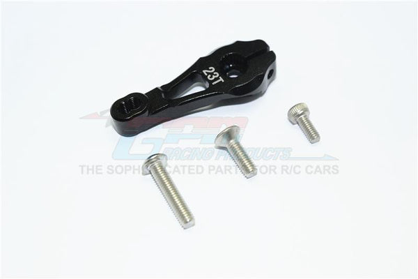 Traxxas TRX-4 Trail Defender Crawler Aluminum 23T Servo Horn - 1Pc Set Black