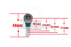 Traxxas TRX-4 Defender / Tactical Unit / Ford Bronco Aluminum 23T Servo Horn With Built-In Spring (4 Positioning Holes) - 1Pc Set Red