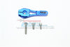 Traxxas TRX-4 Trail Defender Crawler Aluminum Servo Horn 25T (4 Positioning Holes) - 1Pc Set Blue