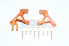 Traxxas TRX-4 Defender / TRX-4 Tactical Unit Aluminum Front Adjustable Shock Tower - 2Pc Set Orange