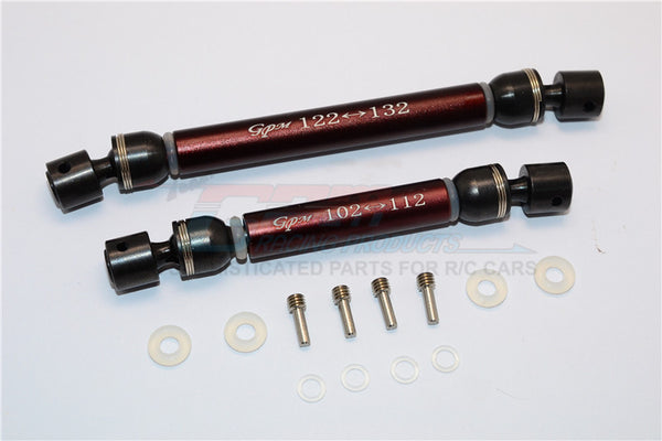 Traxxas TRX-4 Trail Defender Crawler Aluminum + Steel Front / Rear CVD Main Shafts - 1Pr Set Brown