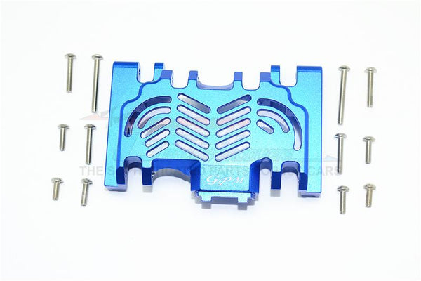 Traxxas TRX-4 Trail Defender Crawler Aluminum Lower Gear Cover - 1Pc Set Blue