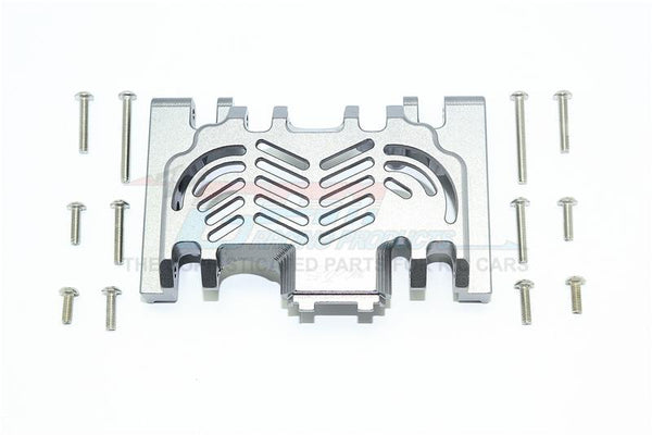 Traxxas TRX-4 Trail Defender Crawler Aluminum Lower Gear Cover - 1Pc Set Gray Silver