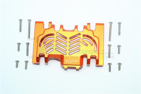 Traxxas TRX-4 Trail Defender Crawler Aluminum Lower Gear Cover - 1Pc Set Orange