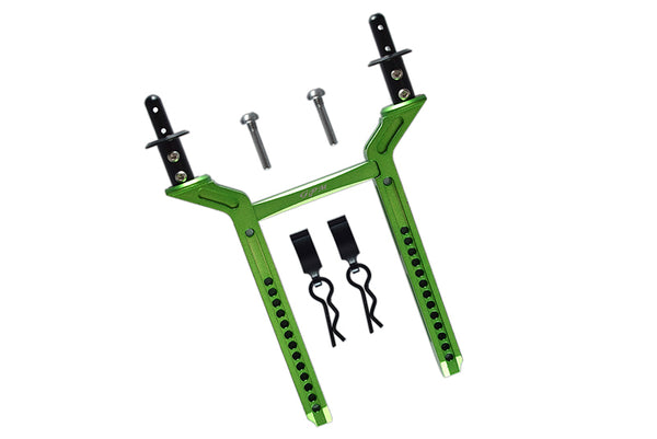 Traxxas TRX-4 Trail Defender Crawler Aluminum Rear Body Mount & Post - 1 Set Green