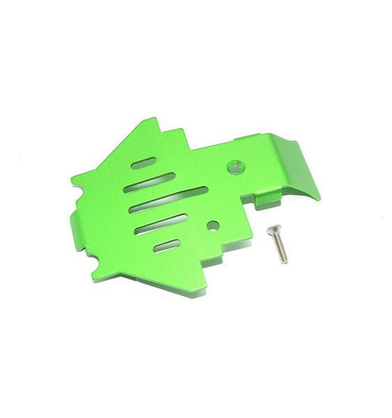 Traxxas TRX-4 Trail Defender Crawler Aluminum Center Gear Box Bottom Protector Mount - 1Pc Set Green