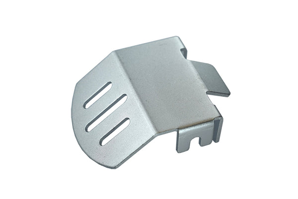 Traxxas TRX-4 Trail Defender Crawler Aluminum Front Or Rear Gear Box Bottom Protector Mount - 1Pc Set Silver