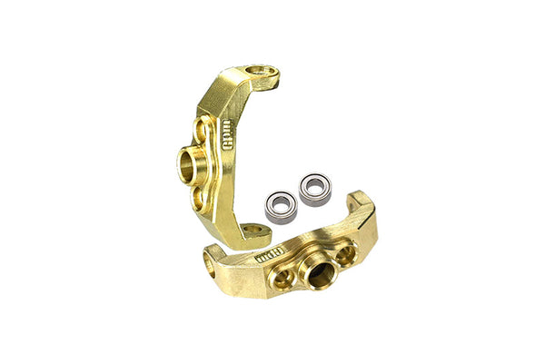 Brass Front C Hub Set For Traxxas 1:18 TRX4M Ford Bronco Crawler 97074-1 / TRX4M Land Rover Defender 97054-1 Upgrades