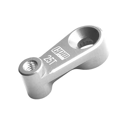 Aluminum 7075-T6 Servo Horn 25T For Traxxas 1:18 TRX4M Ford Bronco Crawler 97074-1 / TRX4M Land Rover Defender 97054-1 Upgrades - Silver