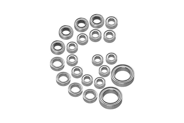 Full Set Steel Sealed Bearings 22Pcs For Traxxas 1:18 TRX4M Ford Bronco Crawler 97074-1 / TRX4M Land Rover Defender 97054-1 Upgrades