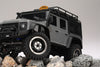 Metal Stereoscopic Side + Rear Window Net For Traxxas 1:18 TRX4M Land Rover Defender 97054-1 Upgrades - Black