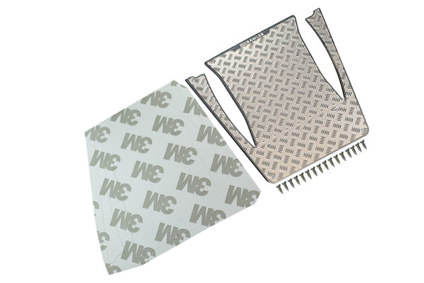 Metal Middle Trim Plate Of Engine Cover For Traxxas 1:18 TRX4M Land Rover Defender 97054-1 Upgrades - Silver