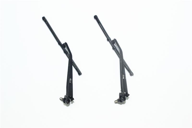 R/C Scale Accessories : Windscreen Wiper For TRX-4 Trail Defender Crawler - 2Pc Set Black
