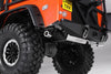 R/C Scale Accessories : Metallic Fuel Tank + Exhaust Pipe For TRX-4 Trail Defender Crawler - 1Pc Black