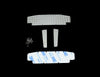R/C Scale Accessories : Simulation Stainless Steel Slip Proof Tread For TRX-4 Front Bumper - 3Pc Set