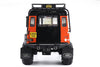 R/C Scale Accessories : Front & Rear Skid Plate For Traxxas TRX-4 Trail Defender Crawler - 28Pc Set Black