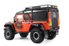 R/C Scale Accessories : Front & Rear Skid Plate For Traxxas TRX-4 Trail Defender Crawler - 28Pc Set Black