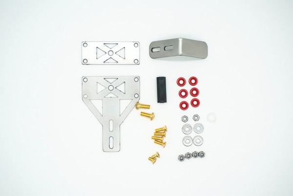 R/C Scale Accessories : Stainless Steel Spare Tire Support Mount For 1:10 Crawlers - 1 Set